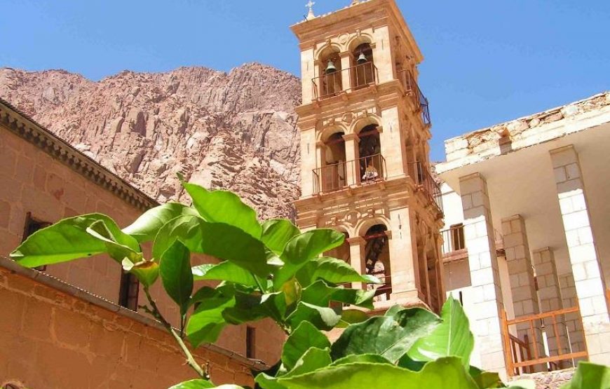 St. Catherine Monastery from cruise ship