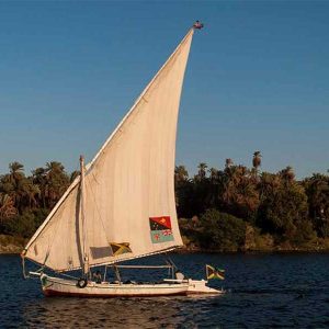Felouque sur le Nil en Egypte