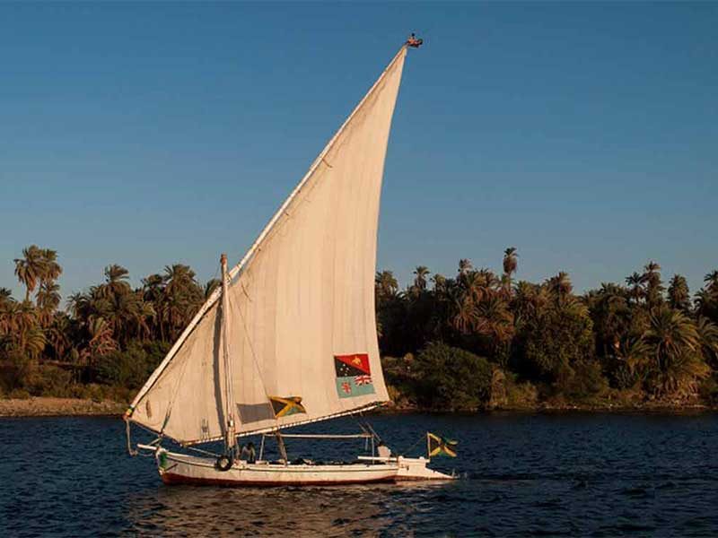  Felouque sur le Nil en Egypte 